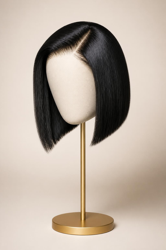 Brazilian Virgin Human Hair Bob Wig – 8 Inch | 13×4 Lace Frontal