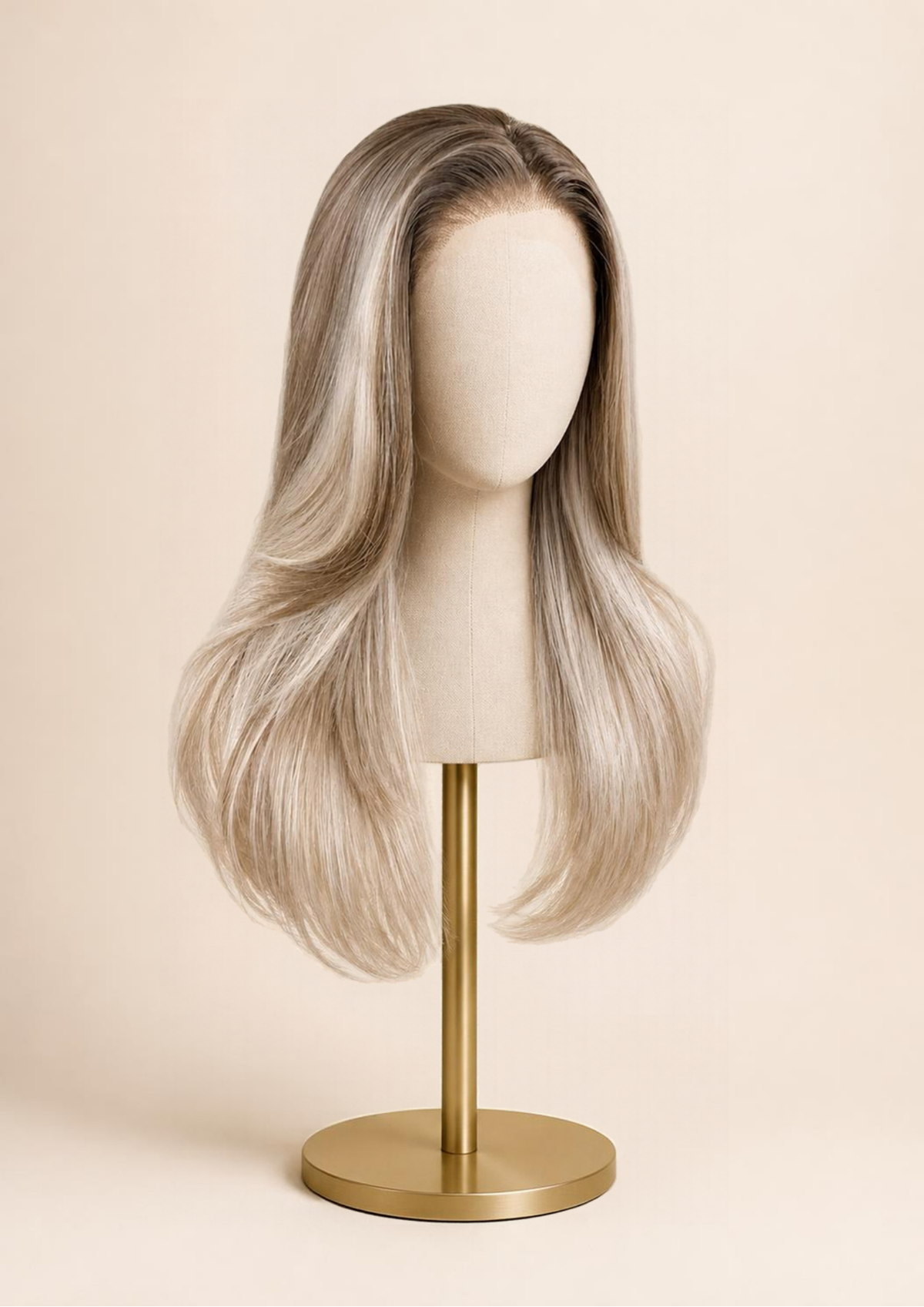 Blonde Ombre Wavy Lace Front Wig – 18 Inch | Glueless