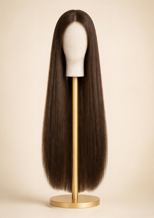 24-Inch Natural Lace Front Wig