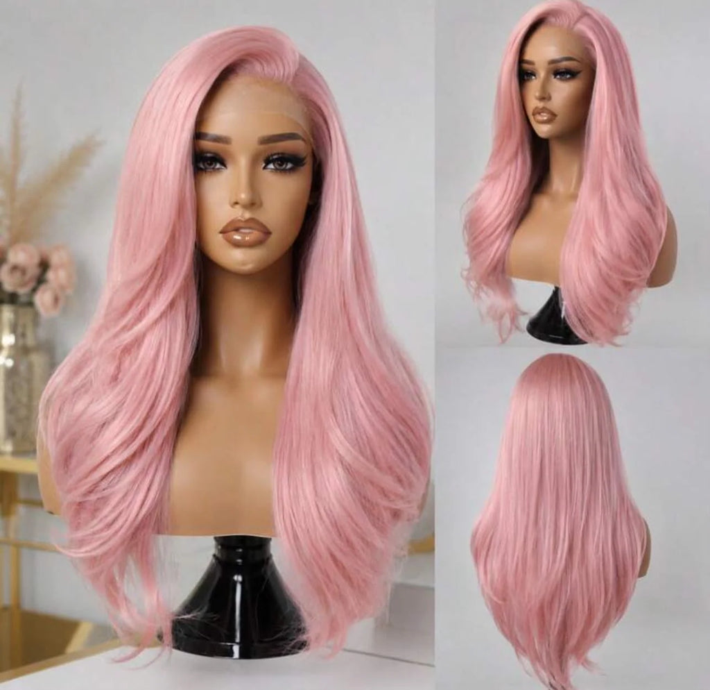 Pink Blush Blend Wig | Stylish Colour Statement